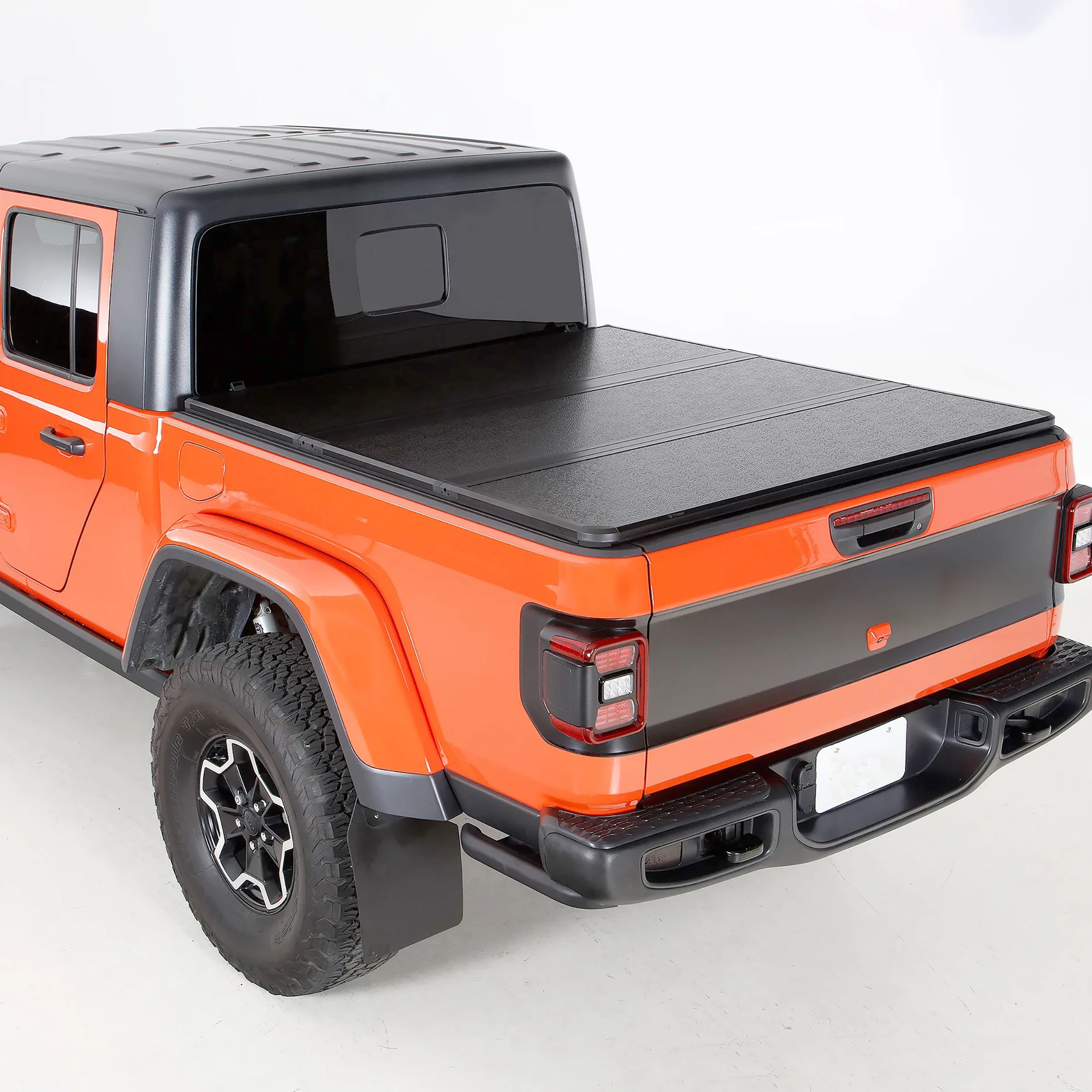 

Aluminum Heavy Duty Pickup Truck Hard Tonneau Cover For GMC Sierra Chevy Silverado Dodge Ram F-150