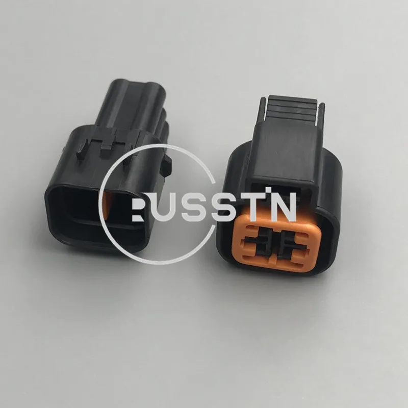 1 Set 4 Pin Auto Connector Electric Plug Automotive Sensor Socket AC Assembly For Hyundai Kia PB621-04020 PB625-04027