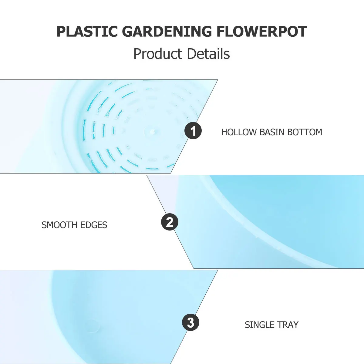 

8Pcs Durable Resin Flower Pots PP Material Bonsai Containers for Indoor Outdoor Garden Balcony Decor Assorted Colors