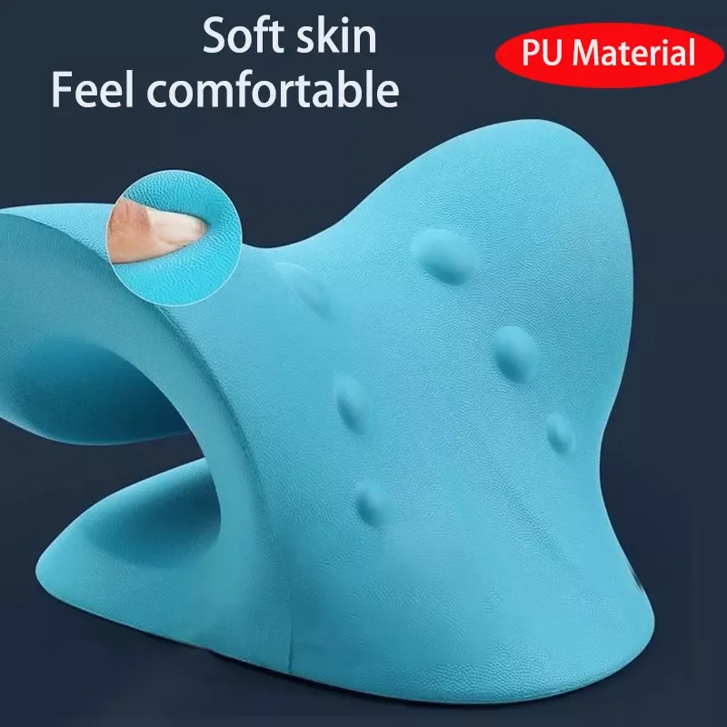 Neck and Shoulder Relaxer Neck Strecher Pillow Relief Traction Therapy Correction Stretching for Pain Relief Cervical Spine Tool