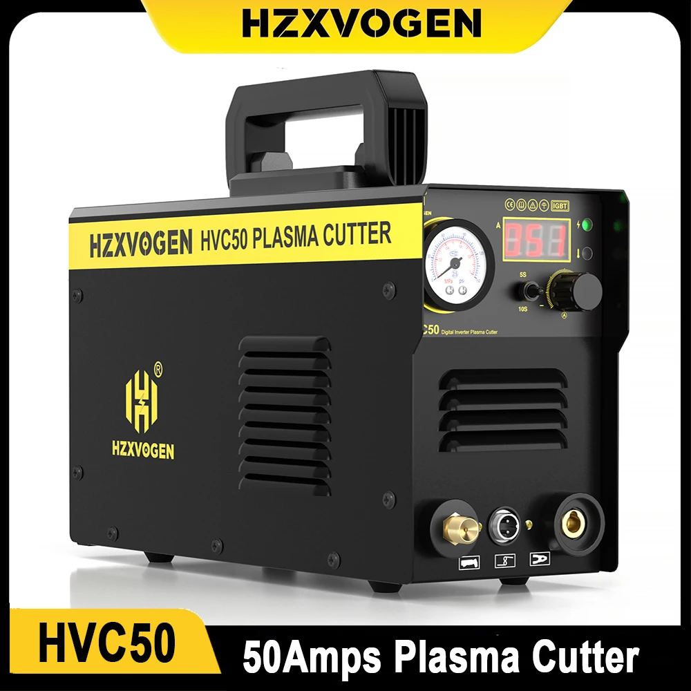 

HZXVOGEN 50A Воздушный плазменный резак ВЧ может резать 1-15 мм ВЧ-контактный Arcing Машина для воздушно-плазменной резки IGBT Инвертор 110 В/220 В HVC50