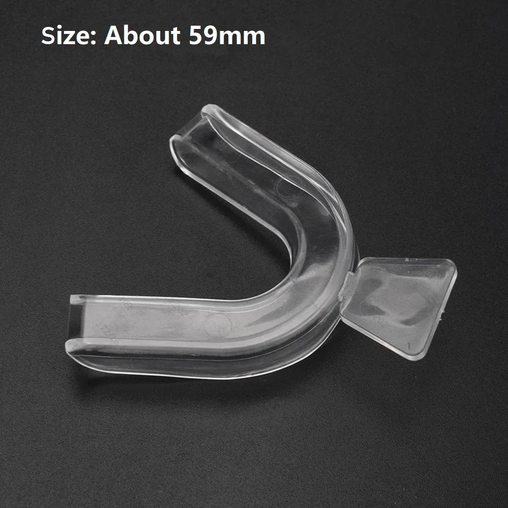 2-20 قطعة حامي الفم صينية الفم وقف الأسنان طحن صريف الأسنان تبييض الأسنان إيفا سيليكون الرياضة الملاكمة الأسنان حامي التجنيب