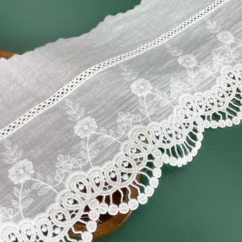 

Розничная и оптовая продажа, 1 год, цветочная полая лента шириной 11/15 см, хлопчатобумажная ткань, кружевная отделка, ткань, аксессуары для одежды, манжеты, подол юбки