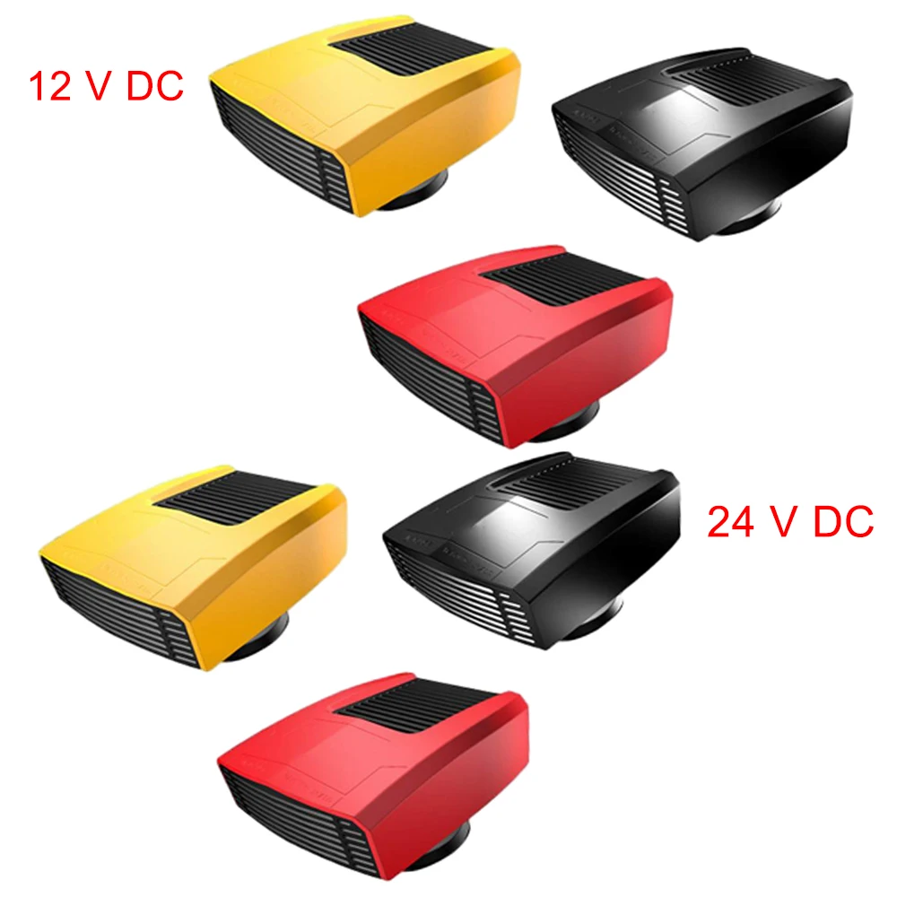 

Car Fan Heater 12V Portable Car Heater 360 Degree Adjustable Car Warmer Windshield Defogger and Defroster