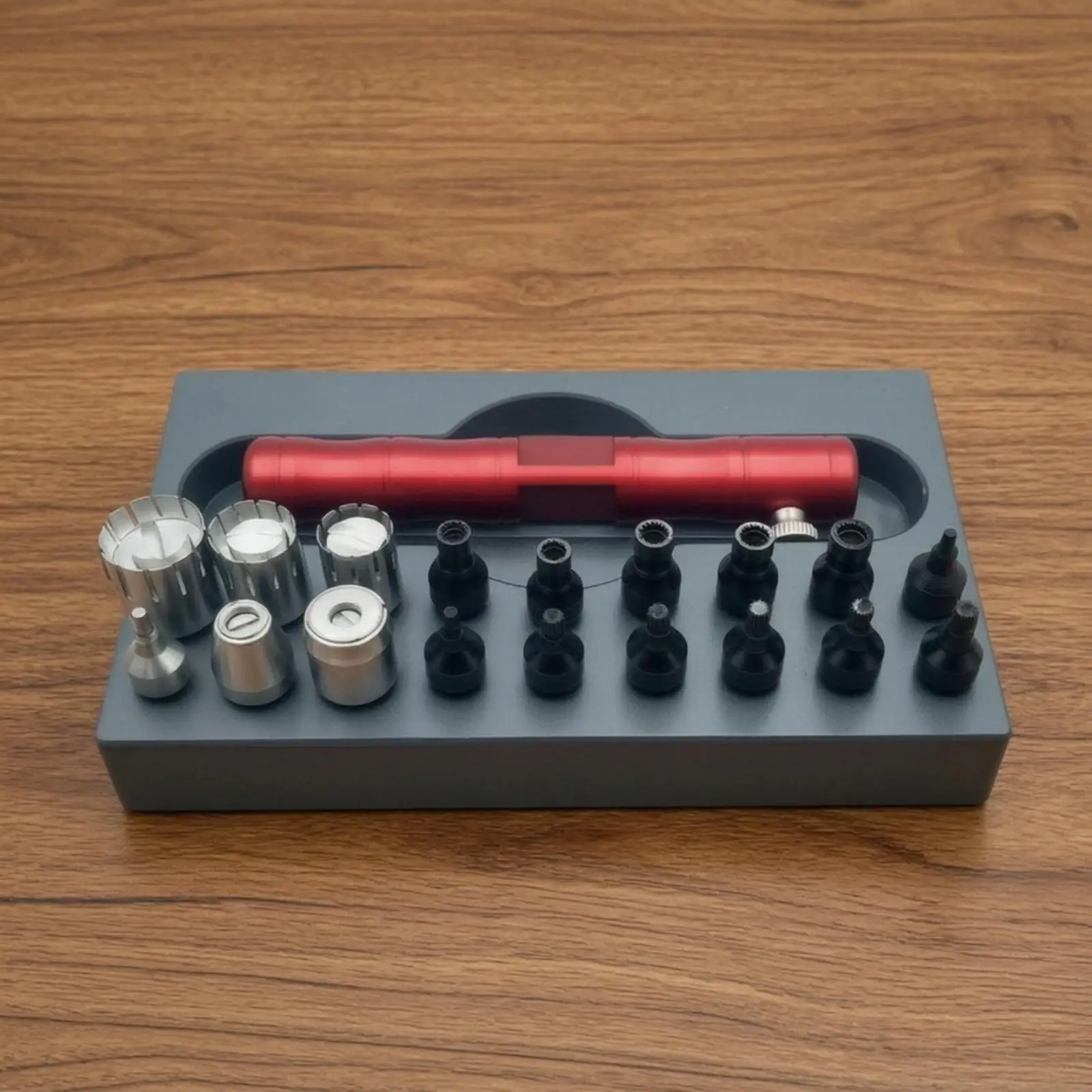 Watch Repair Tool Kit with Tray Compact Watch Repair Kit Multifunctional