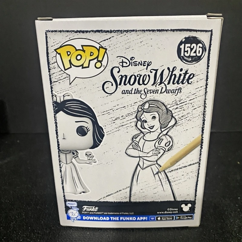 Funko Pop Original Disney Estilo Sketch Blancanieves # Figura Coleccionable 1526, Decoración Artística para el Hogar, Adorno para Amantes de los Dibujos Animados