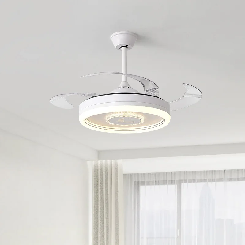 New Nordic Ceiling Fan Lamp Simple Elegant round Lamp in the Living Room Restaurant Bedroom Light Whole House Combined Lamps Who