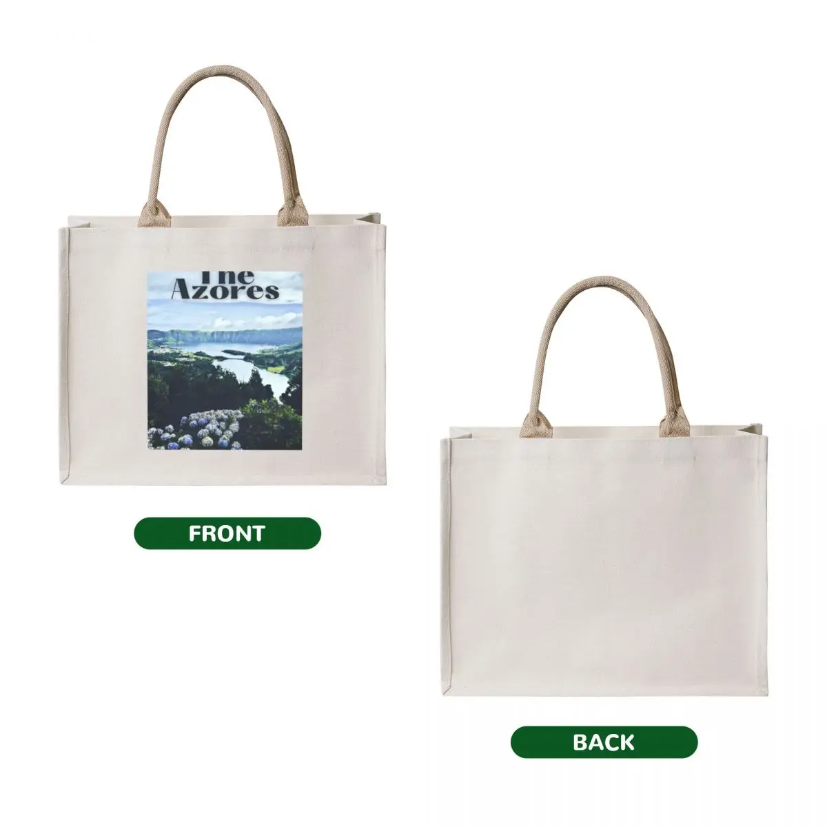 The Azores islands Tote Bag bags woman 2025 Shopping bags bags luxury women
