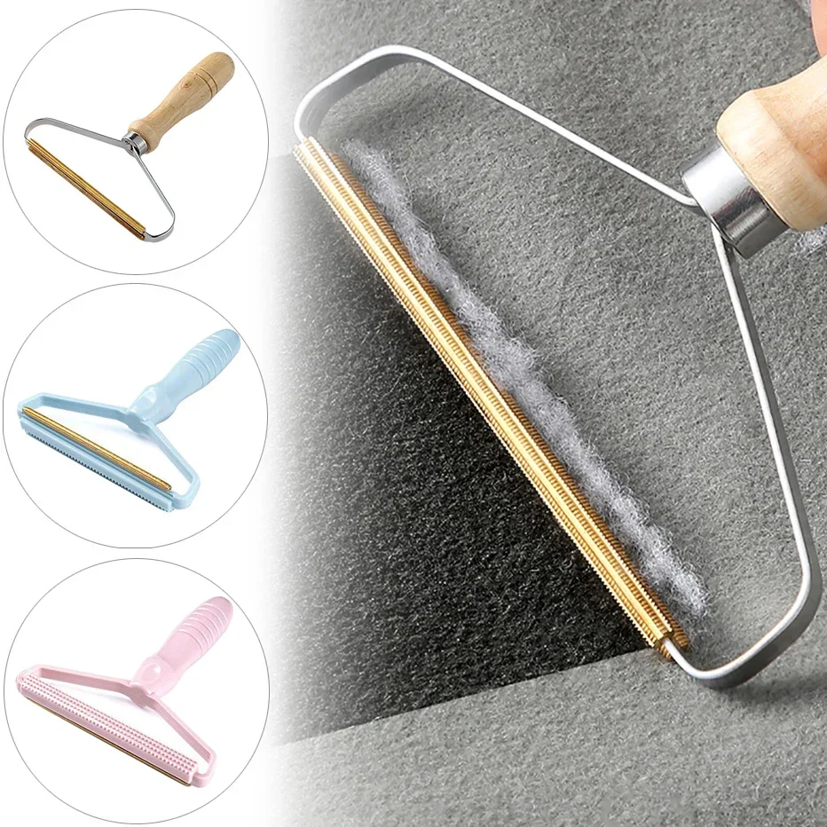 Portable Lint Remover Fuzz Fabric Shaver Woolen Coat Clothes Carpet Fuzz Cleaning Brush Double Sides Lint Removal Cleaner