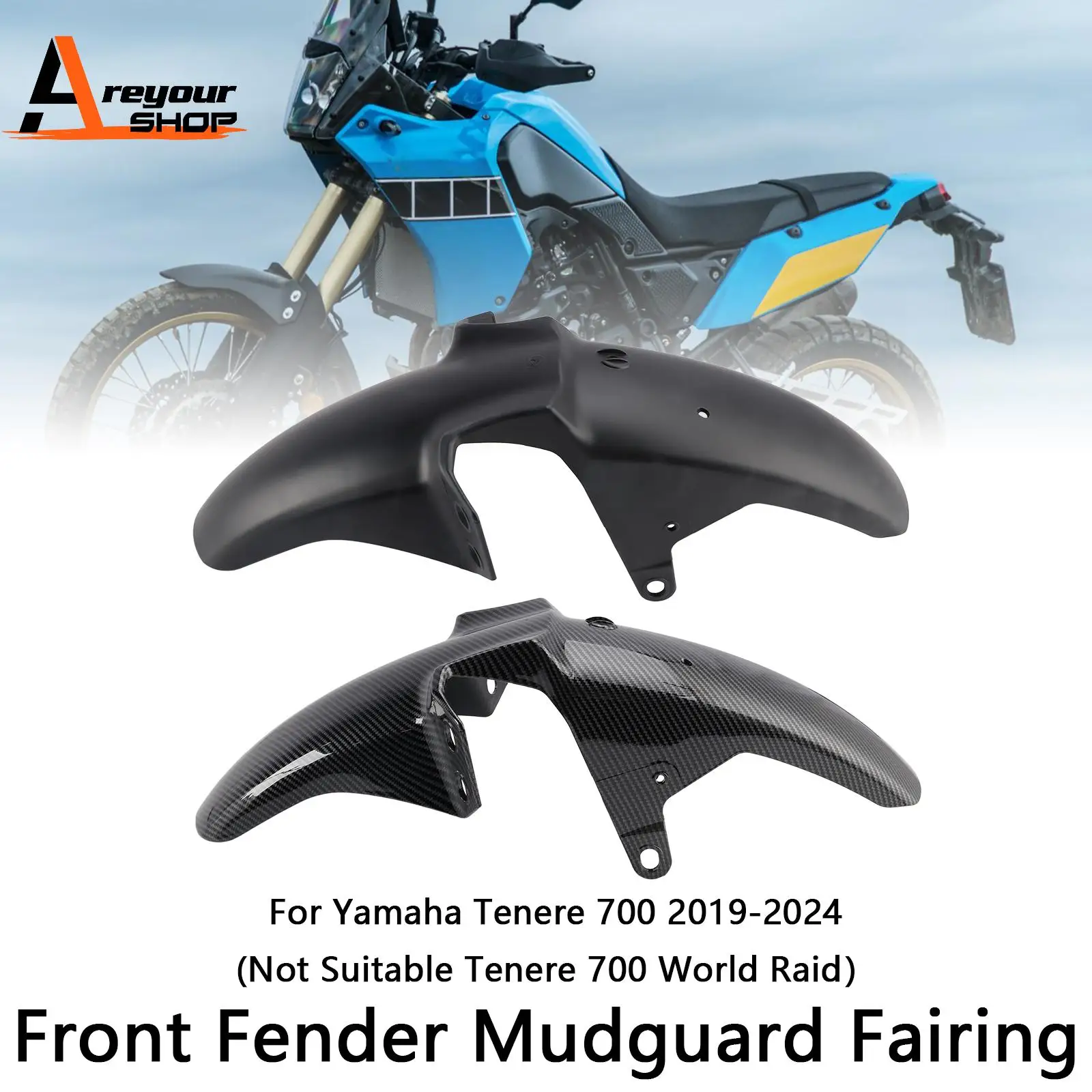 

Front Fender Mudguard Fairing for Yamaha Tenere 700 2019 2020 2021 2022 2023 2024