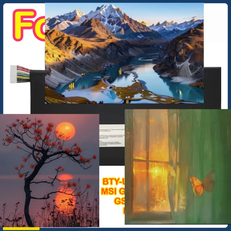 

BTY-M6J Laptop Battery For MSI GS63VR GS73VR 6RF-001US BP-16K1-31 9N793J200 Tablet PC MS-17B1 16K2