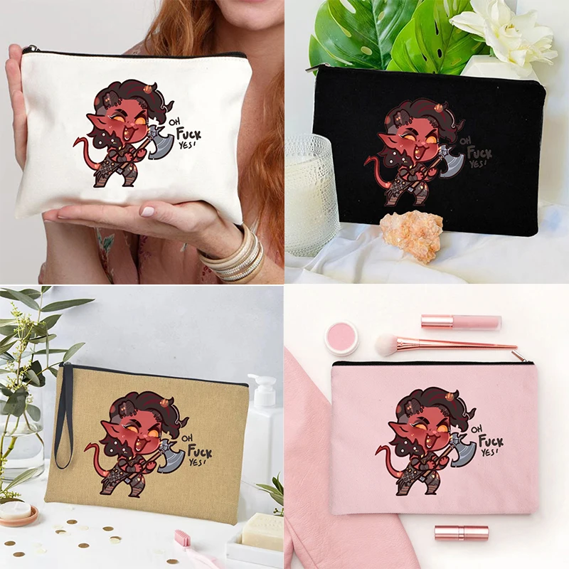 Little Demon Slayer Cosplay Unisex Make-up Bag Coin Purse Portable Card Case Cute Small Wallet Key Storage Bag Children Gifts