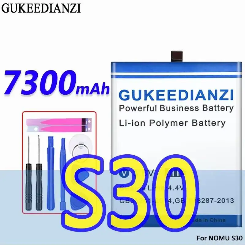 Reliable Replacement Mobile Phone Battery Environmentally Friendly 7300mAh For Nomu S30