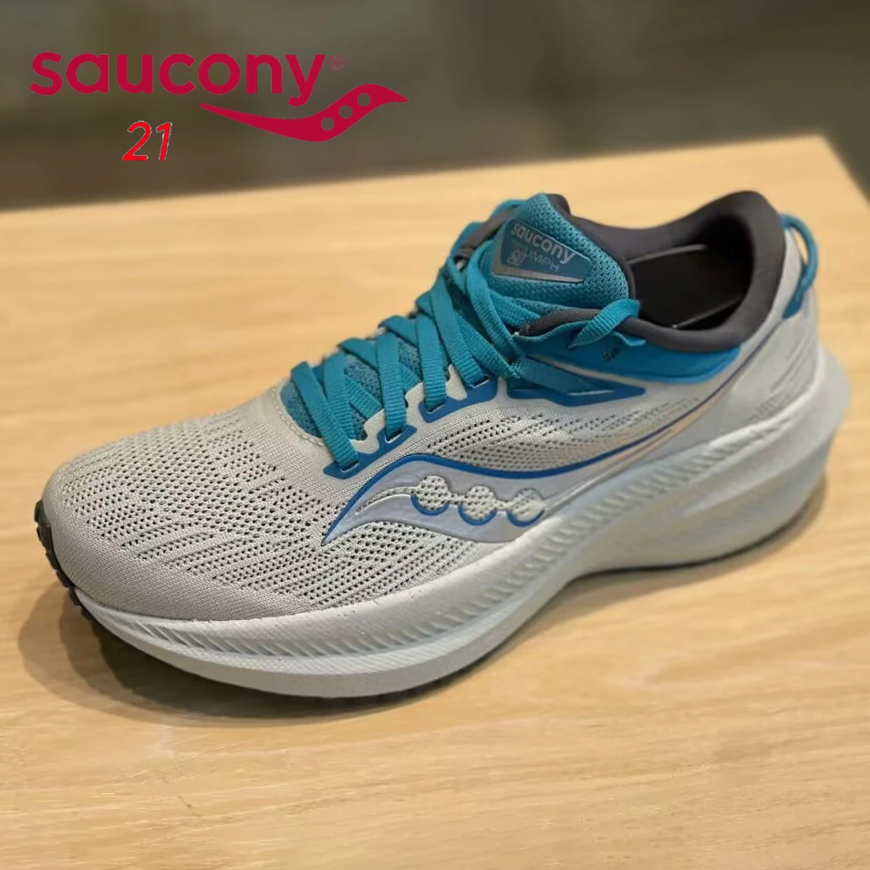 

Saucony Victory 21 Cushioning Rebound Running Shoes Men's and Women's Shoes Light Soft Bottom Running Shoes Sneakers