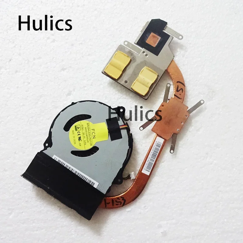 Hulics Used For Lenovo Laptop Heatsink Cooling Fan Cpu Cooler G50-70 G50-80 G50-30 G40-70 G40-80 CPU  AT0TI0020S0