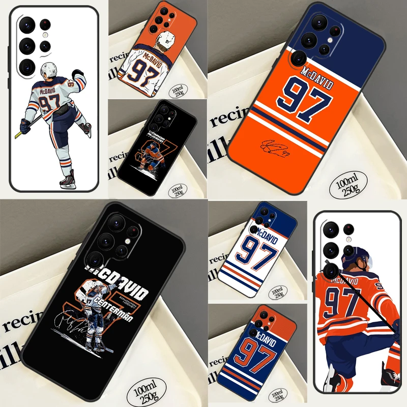 Hockey 97 Cover For Samsung Galaxy S22 S23 Ultra Note 20 S8 S9 S10 Note 10 Plus S21 S20 FE Back Case