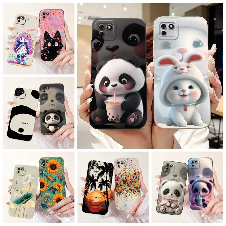 For Huawei Y5p Case Honor 9S DUA-LX9 Cute Fashion Cartoon Cover Matte Soft Silicone Case For Honor 9S HuaweiY5p Back Cover Shell