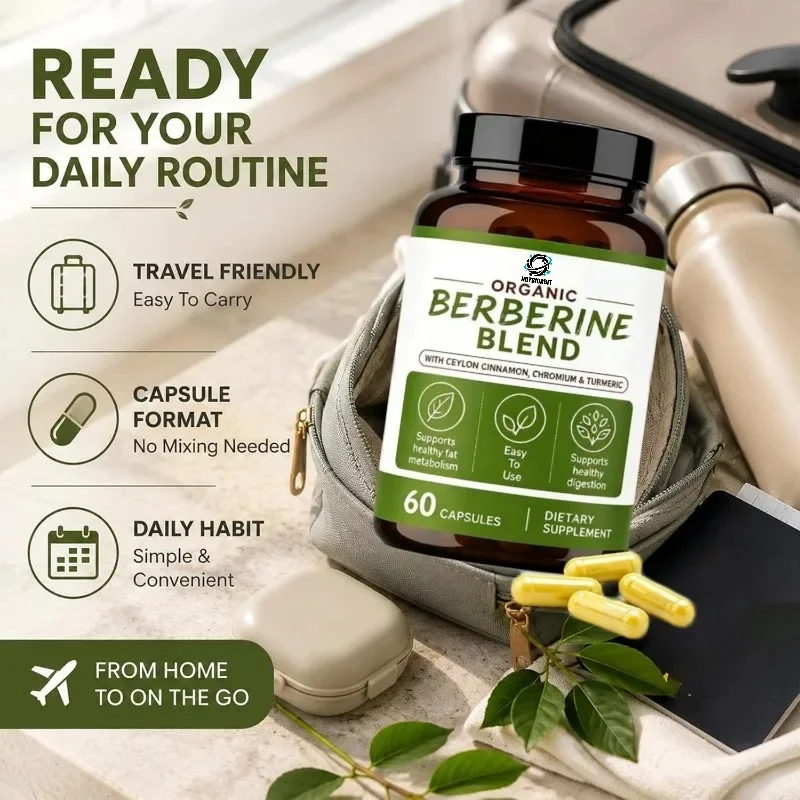 Natural Berberine, Ceylon Cinnamon, and Chromium,  60 Vegetarian Capsules