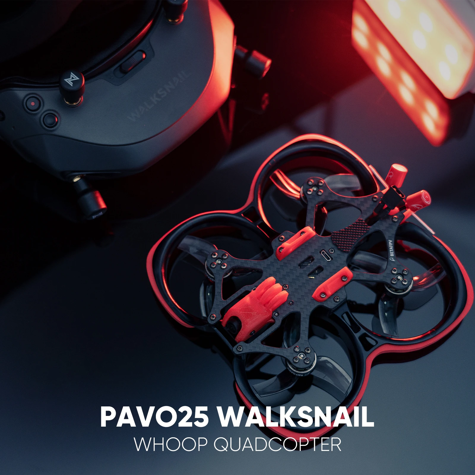 BETAFPV Pavo25 Walksnail Whoop Quadcopter With/ Without Walksnail VR Goggles LiteRado Remote Controller FPV Racing Drone