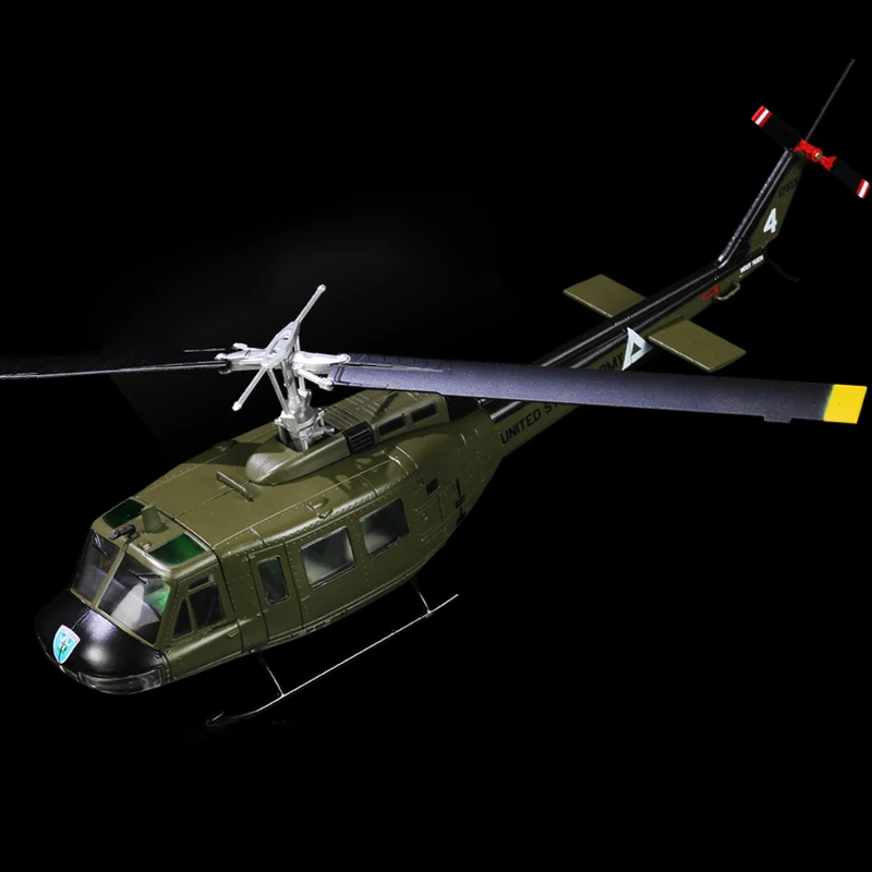 1/48 United States Army Bell UH-1H Huey General Purpose Helicopter Iroquois Aircraft Model Adult Fans Collectible Gift Souvenir