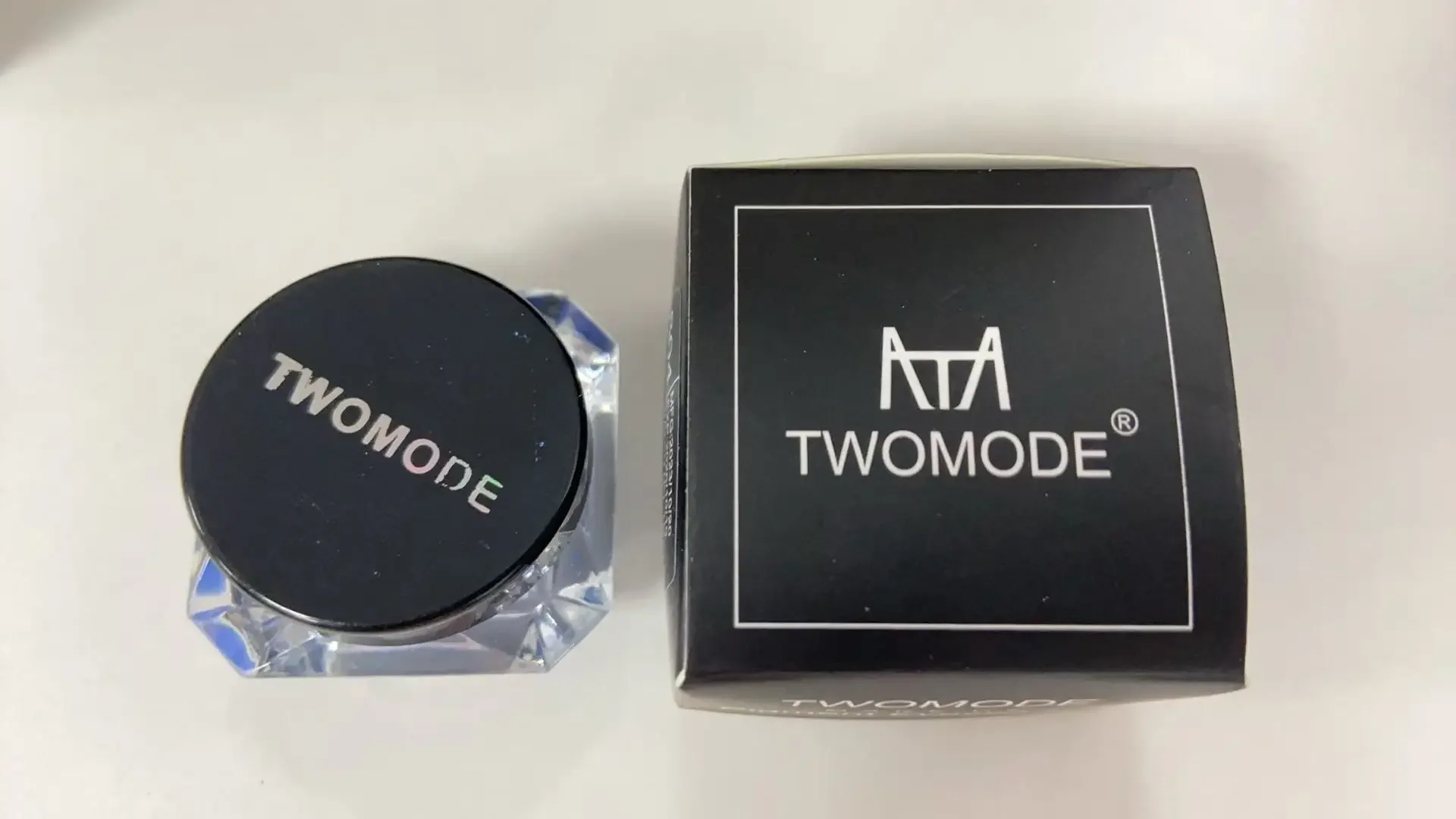 TWOMODESingle Color DARK Blue Eyeshadow Powder, High Pigmentation Smudgeproof Blend Essential Eye Makeup for Halloween Party, 3G
