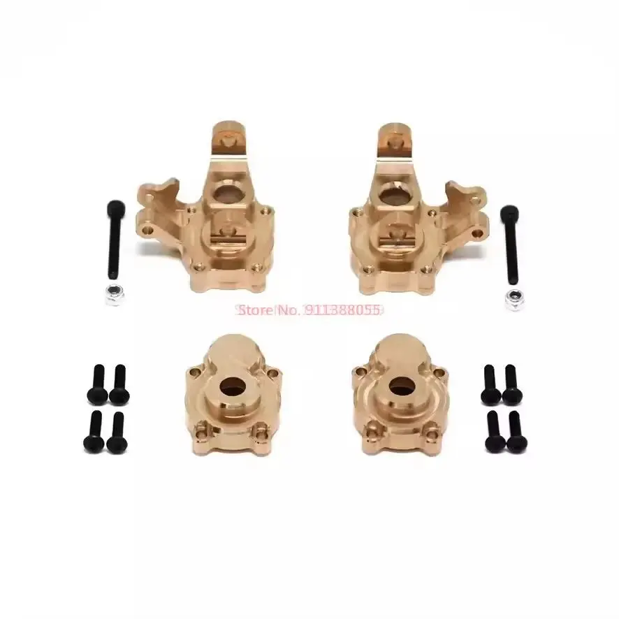 Mjx 1/8 Climbing Car H8h Upgraded And Modified Parts With Western Stainless Steel Chassis Armor Bridge Side Weights Remote Cont - Image 5