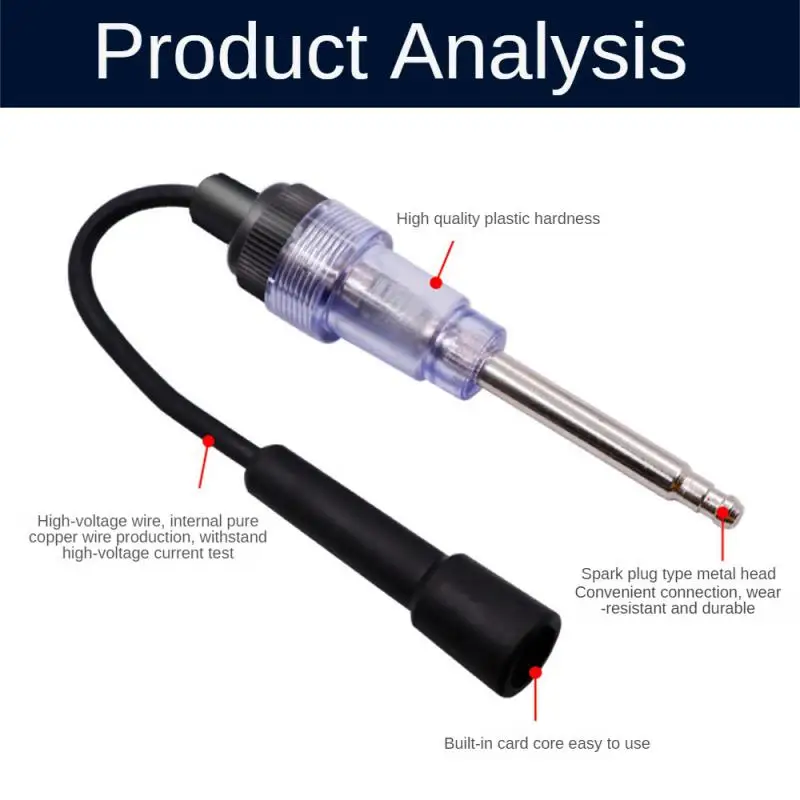 2024 New DC 6V 12V 24V Probe Light System Test Probe Lamp Auto Car Light Circuit Tester Lamp Voltage Test Pen Detector Copper