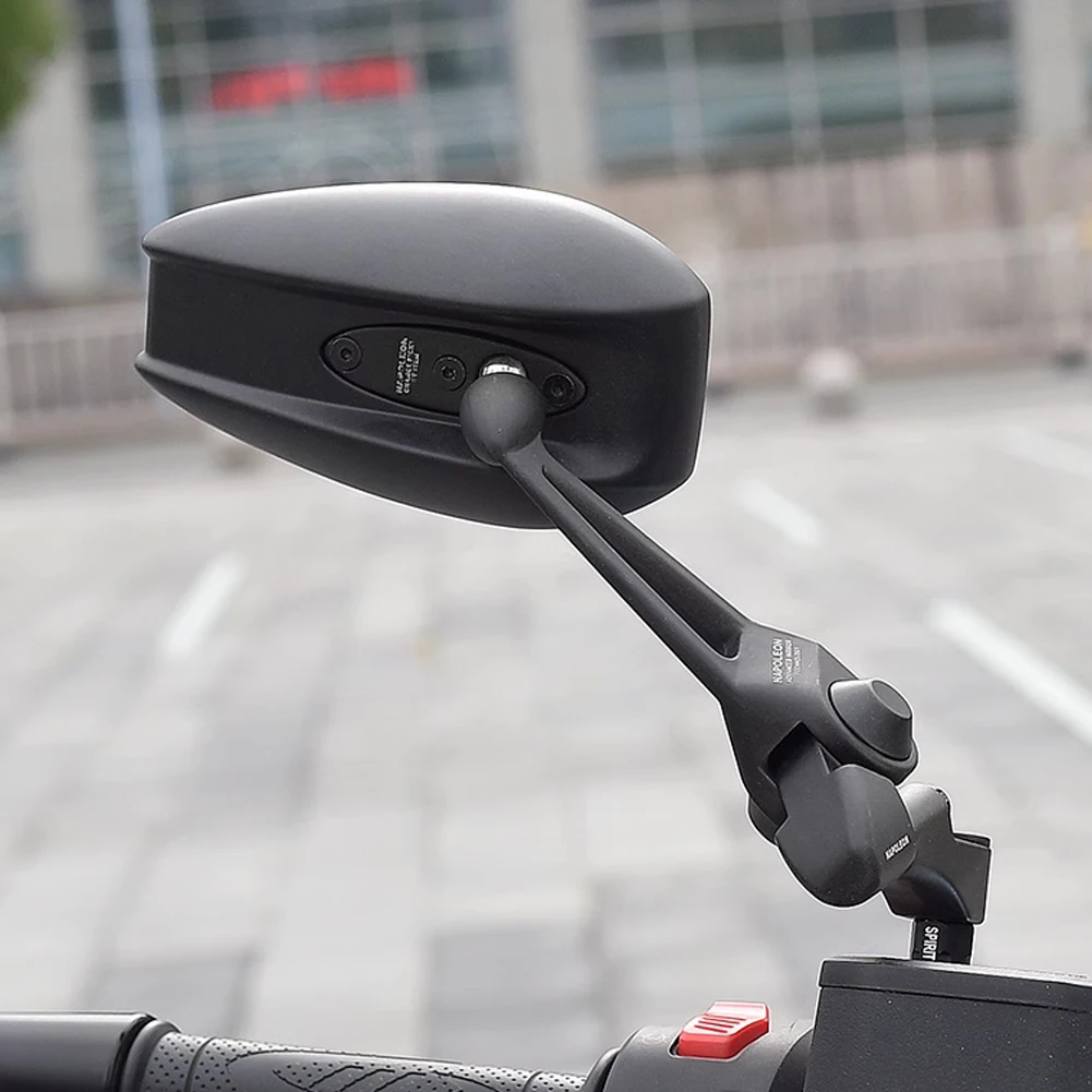 

2Pcs Motorcycle Side Mirror Anti-Glare HD Motorbike Side Mirror Adjustable Rearview Mirror for Scooters ATV Bike Motorcycles