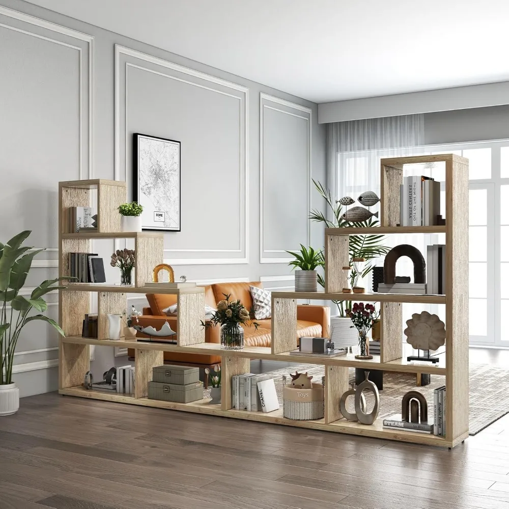 رف كتب مكون من 4 طبقات، رف كتب زاوية سلم على شكل حرف L، خزانة كتب Etagere مكونة من 6 أرفف، رف عرض للتخزين مكون من 10 أرفف للمعيشة