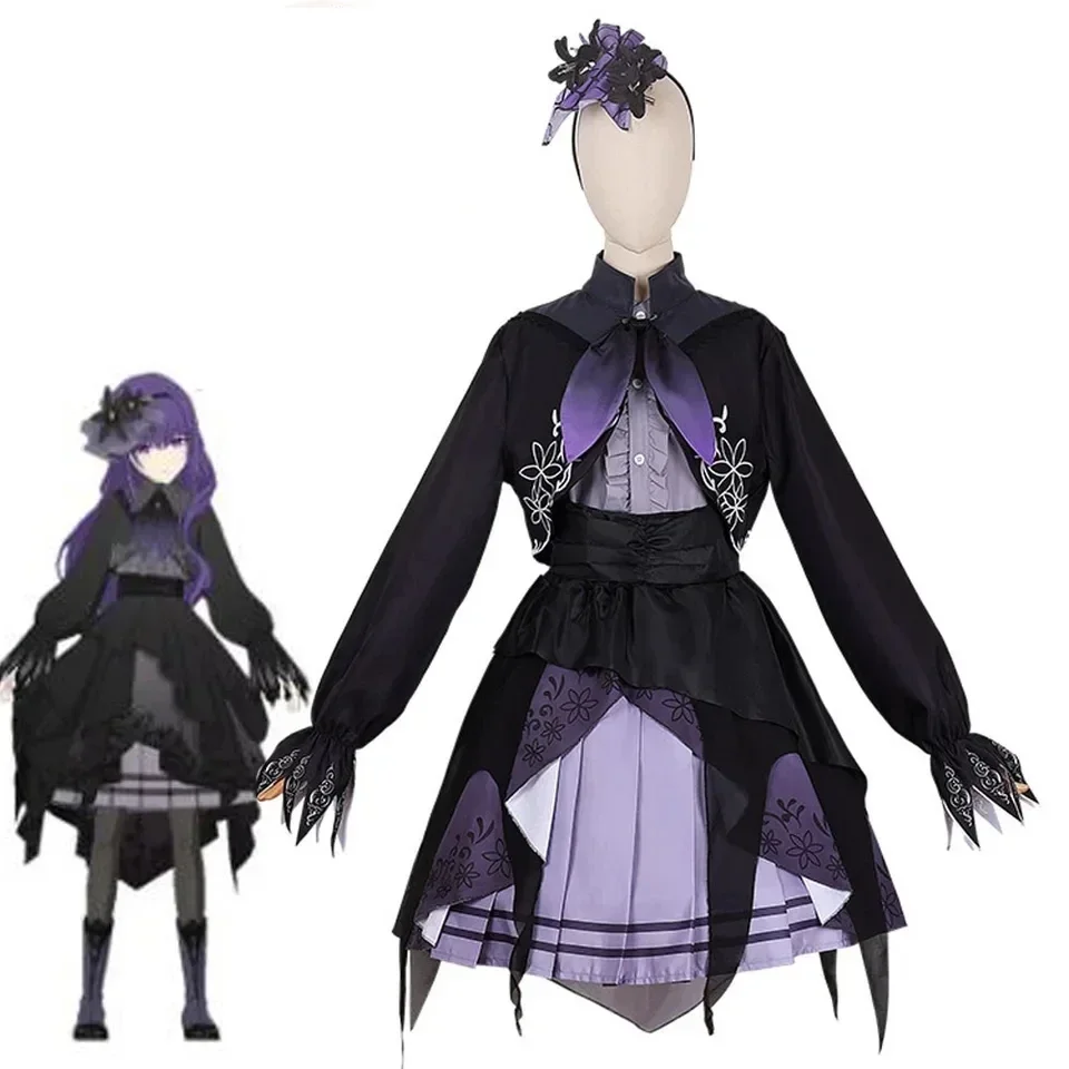 Gioco Progetto Sekai Colorato Palcoscenico Asahina Mafuyu Costumi Cosplay Donne di Età Ragazze Abiti Lolita Vestito Uniforme Del Partito di Halloween