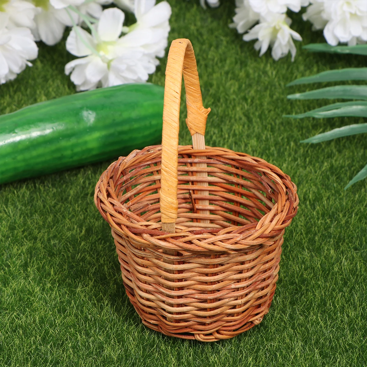 

1pc Creative Desktop Basket Eco friendly Mini Container Walnut Holder DIY Storage ganization Home Decor