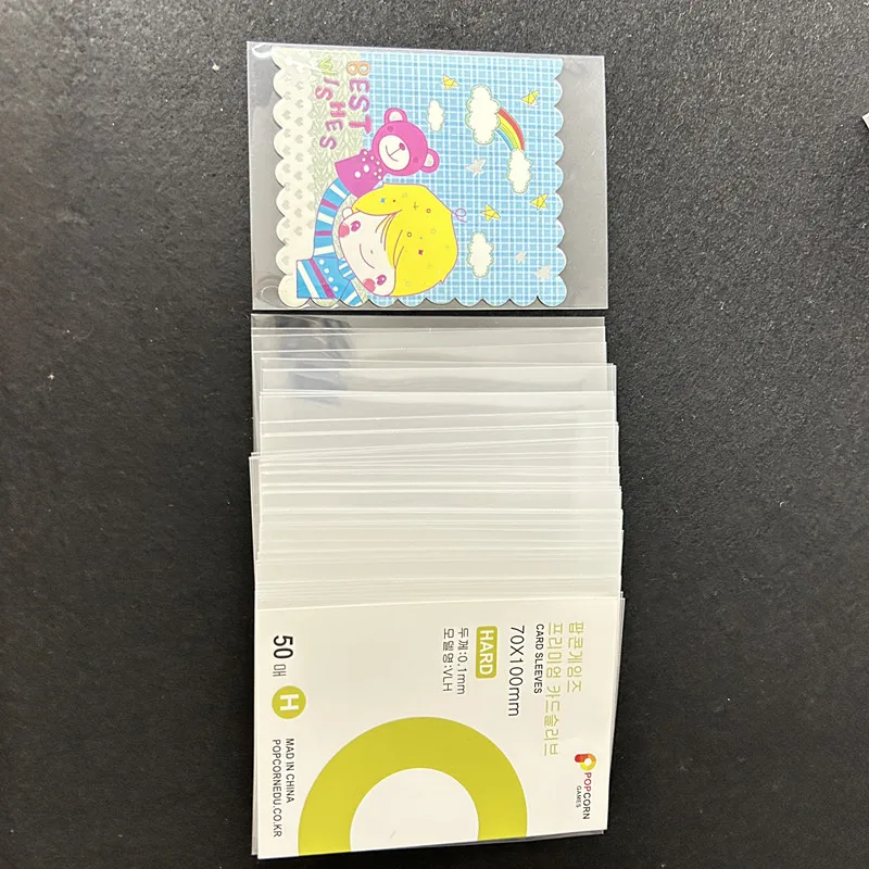 50-500Pcs Korea Karte Ärmeln HD Transparent Kpop Idol Karte Schutzhülle Photcards Schutz Fall Box Für Popcorn karte Holde – Detail 14