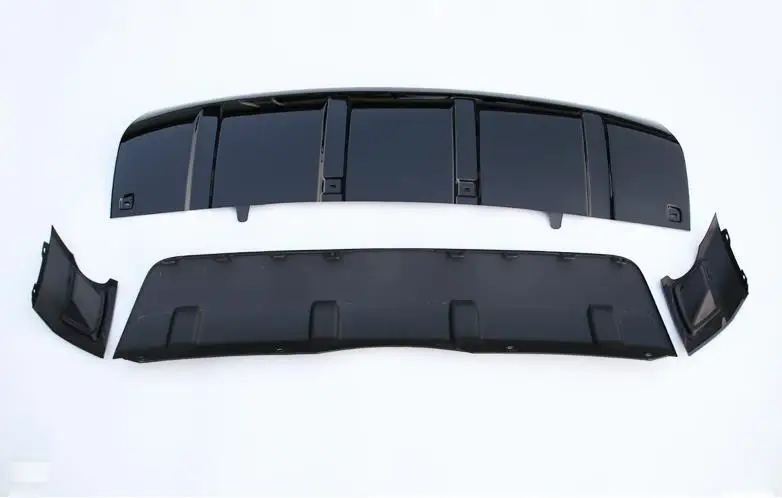 Front Bumper Lip & Rear Diffuser Tow Hook Guard Spoiler Plate Cover For Land Rover 2017-2023 Discovery 5