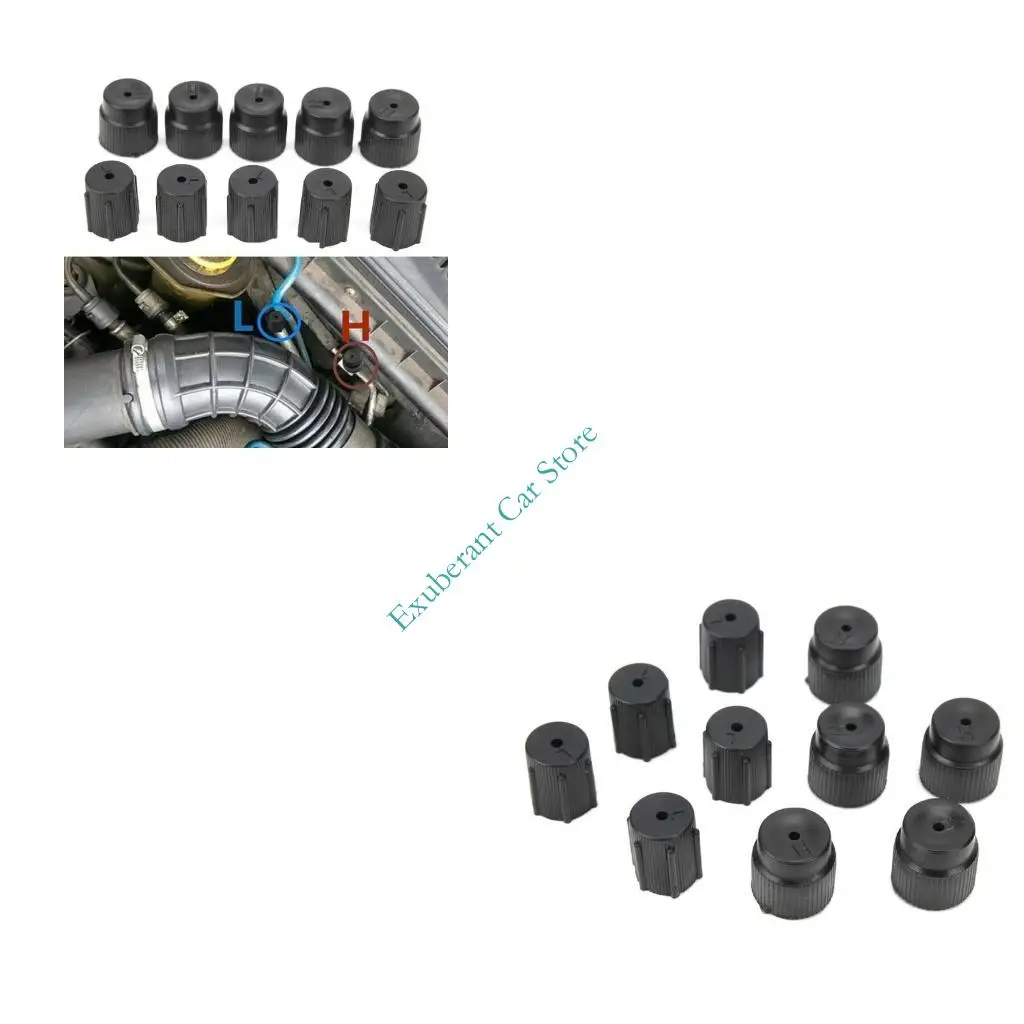 H3CE System Charging Port Caps Air Conditioning Service Charging Port Caps