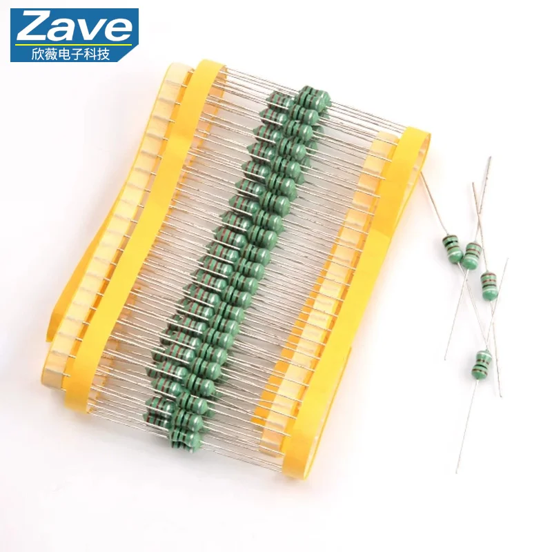 0510 Through-Hole Color-Coded Inductor (Color-Ring Inductor), 2.2uH/4.7uH/10uH/15uH/22uH/33uH/100uH/470uH/680uH/10