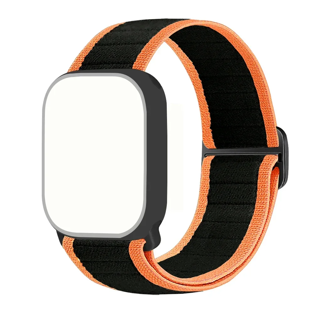 Correa de nailon para Apple watch Ultra 2, banda de 46mm, 49mm, 44mm, 40mm, 45mm, 41mm, 42mm, pulsera elástica para iWatch 10, 9, 7, 8, se, 5, 6, accesorios