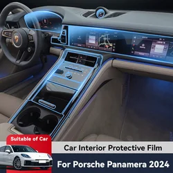 Auto Central Control Screen TPU Navigation Anti Scratch interior Protection Film GPS Navigation For PORSCHE PANAMERA 2024