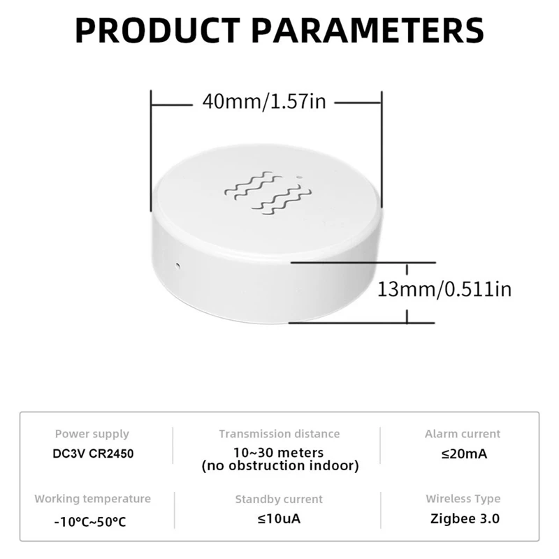 Nuevo Sensor de vibración inteligente Tuya Zigbee, monitoreo en tiempo Real, alarma de detección de puerta y ventana, sistema de protección de seguridad inteligente