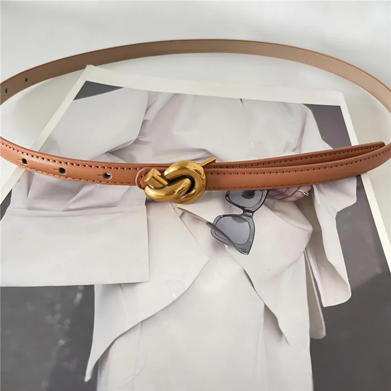 Two Layer Cowhide Women Belt Luxury Brand Female Fashion Punk Belt Jeans Wild Belt For Women Waist Belts