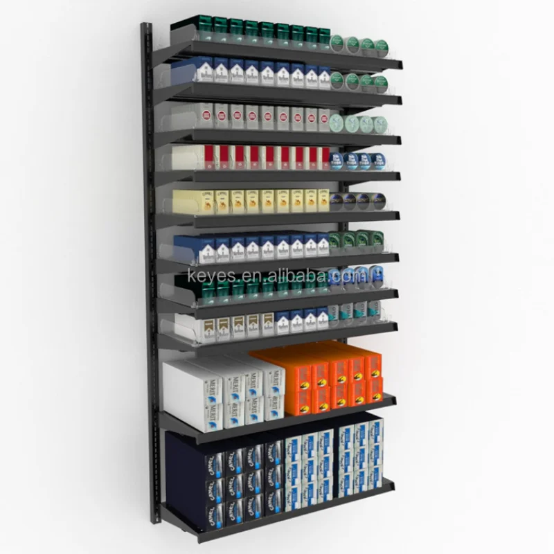 custom.Custom Smoke Shop Cabinet Led Box Floor Display