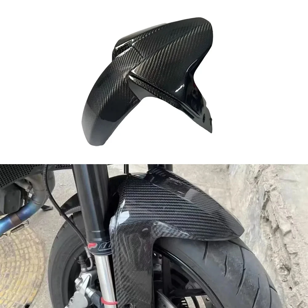 

For KTM Super duke 790 890 2018+ Motorcycle Modification 100% Pure 3K Full Dry Carbon Fiber Shell Front Mudguard Fairing