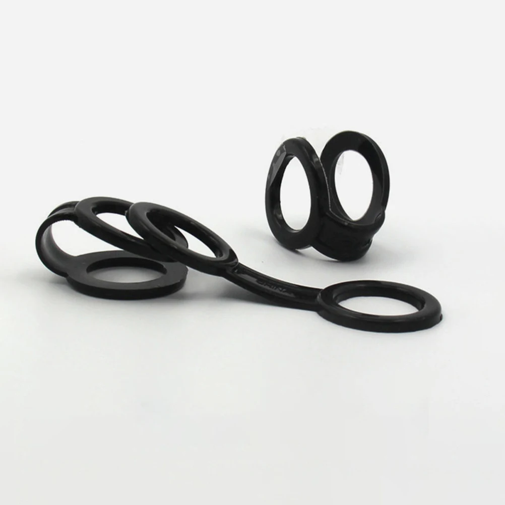 

6 Pieces Snorkel Holder Diving Accessories Replaceable Mask Strap Keeper Tube Small Hose Reusable Retainer Durable Flexible