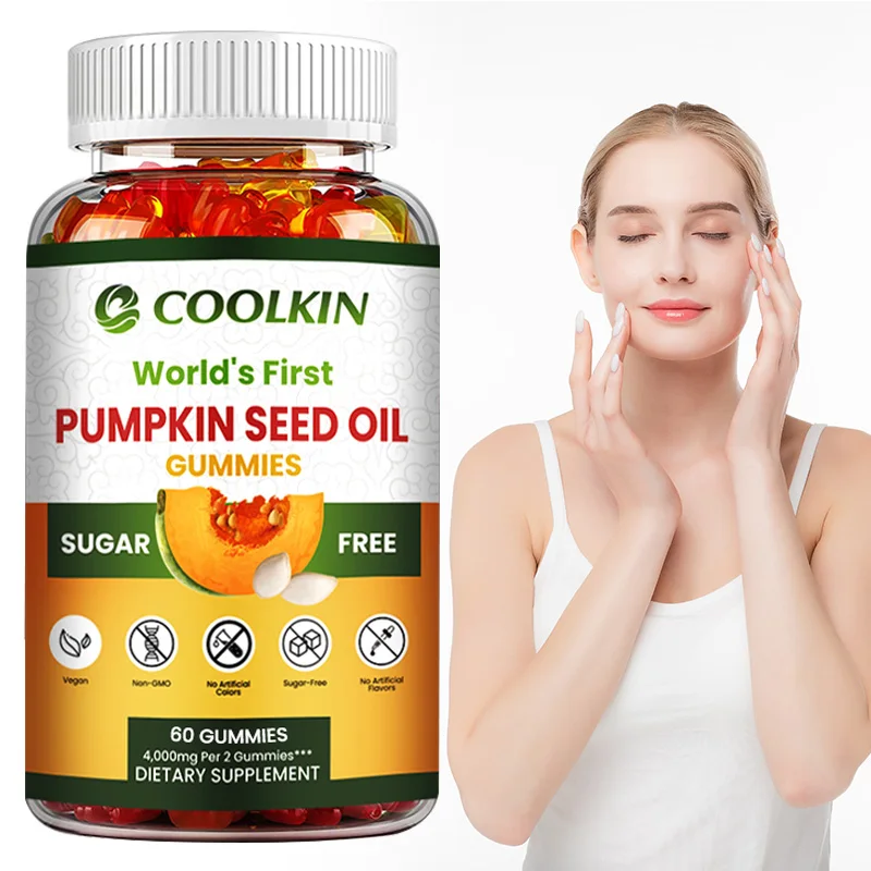 

Pumpkin Seed Oil Gummies - Supports Prostate Health, Bladder and Urinary Tract Health, Promotes Hair Growth, Enhance Immunity