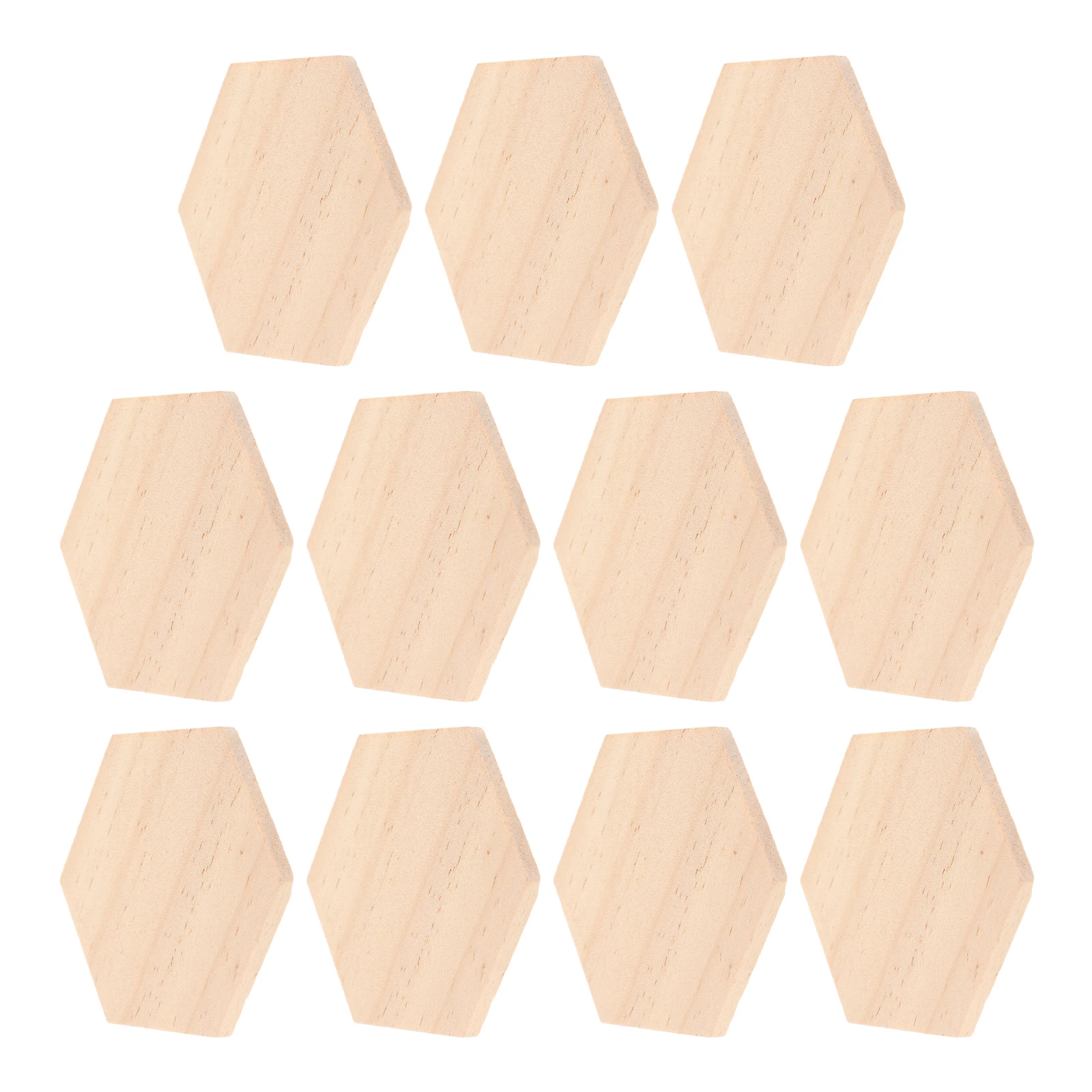 

Wooden Hexagon Slices Natural Wood Decorative Tags Gift Name Tags Wedding Party Home Decoration 9Cm Smooth Diy Crafts Wood