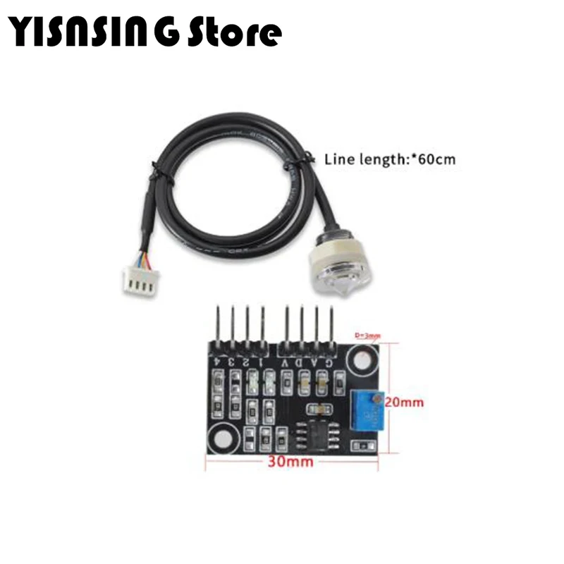 Turbidity Sensor Module Suspended Liquid Suspended Particles Mixed Water Quality Test Detection Kit For Arduino /STM32/51 DC 5V