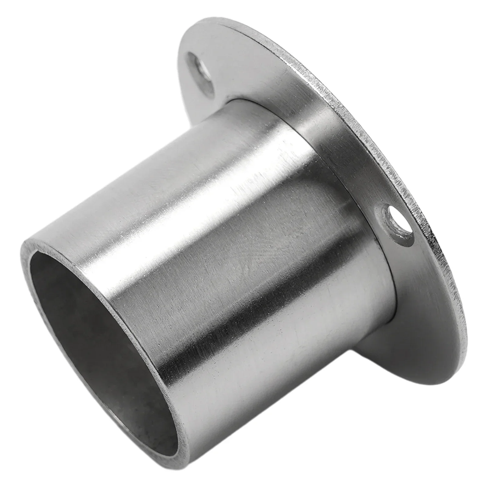 Stainless Steel Tube Support Closet Bar Stand Efficient Rod Pole Socket End Perfect for Wardrobe Railings and Display Racks