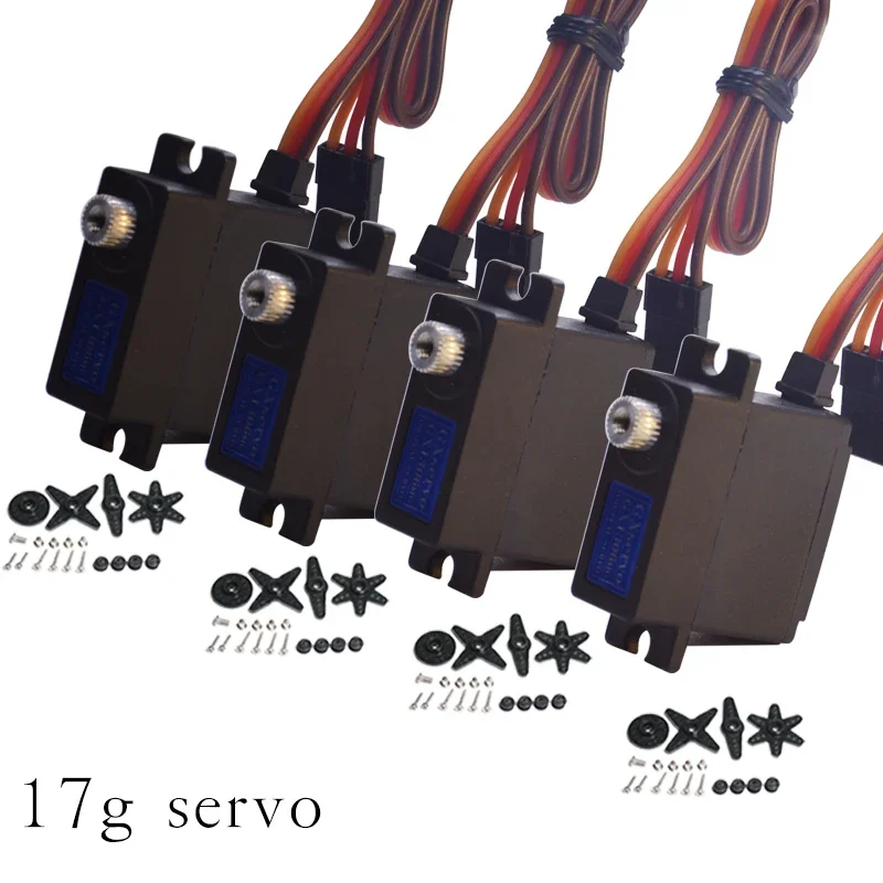 High Speed Digital Servo Metal Gear, Torque, Mirco, Avião, Carro, Barco, Robô, Escala, 2pcs, 4pcs, 17g, 6kg, 1:18, 1/12, 2pcs