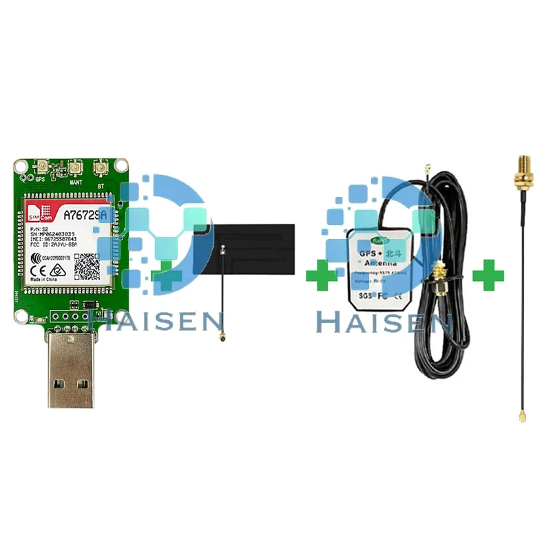 HAISEN SIMCOM A7672SA USB Dongle A7672SA-Dongle A7672SA Core Board LTE CAT1+2G+GPS A7672