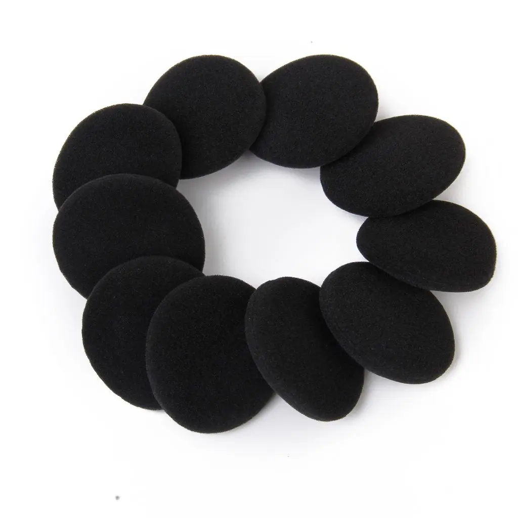 5 pares de almohadillas de repuesto negras para auriculares PX100