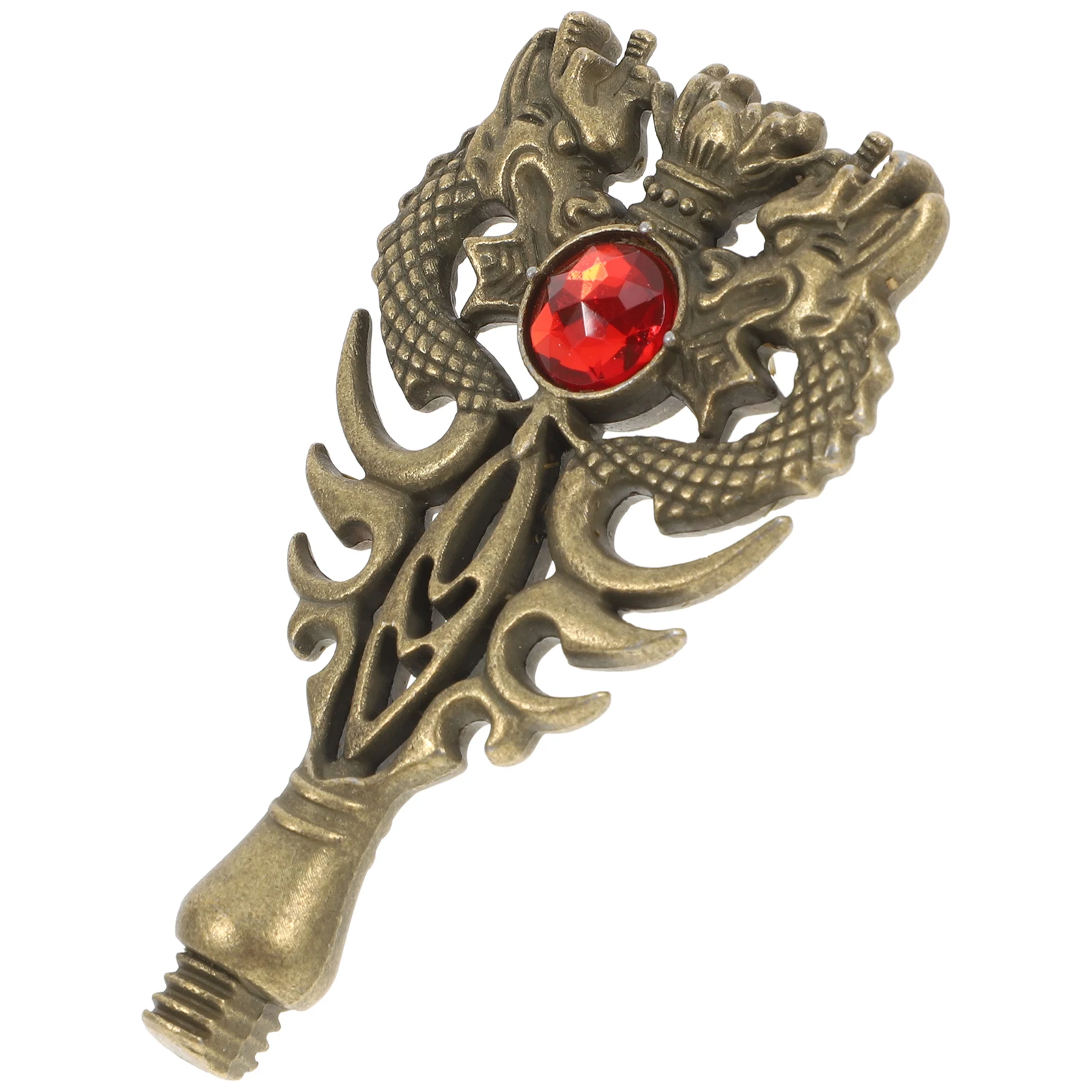 

1Pcs Dual Dragon Wax Seal Stamper Handle Vintage Style DIY Stamp Handle Attachment Creative Envelope Sealing Tool